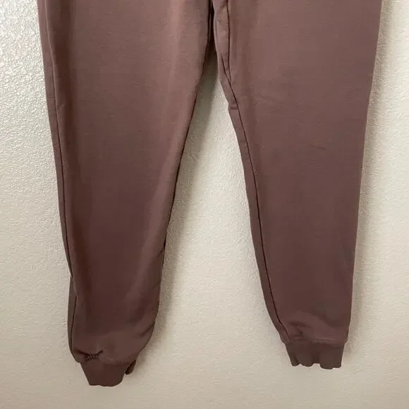Gymshark Sweatpants Mens Small Brown Crest Joggers Training Workout Athletic Gym - Picture 5 of 12